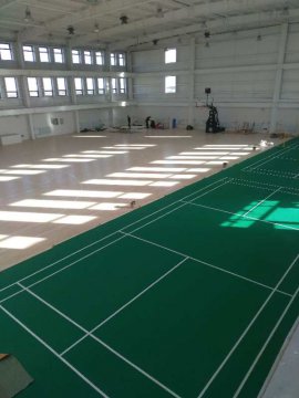 張家口蔚縣公安局訓(xùn)練館運(yùn)動木地板案例