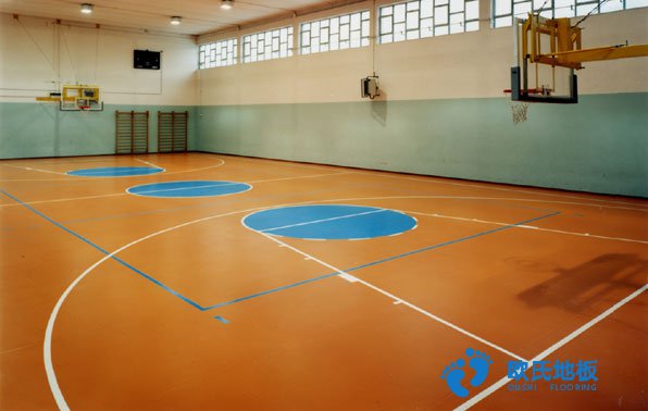 專業(yè)籃球館運動木地板的翻新