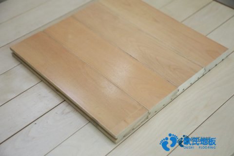 學(xué)?；@球場(chǎng)木地板施工步驟
