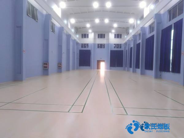 學?；@球館地板沖擊測試